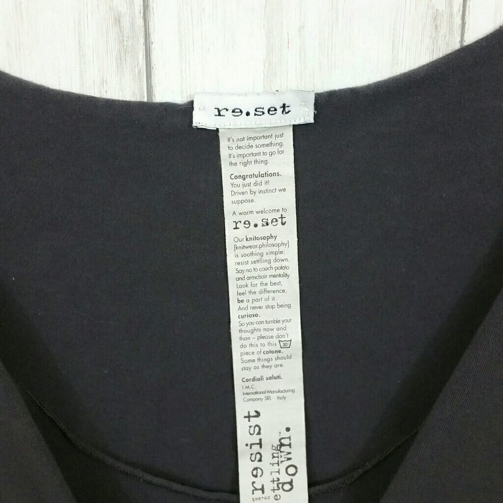 Re.Set Snap Button Gothtank Top Size 46 - image 5